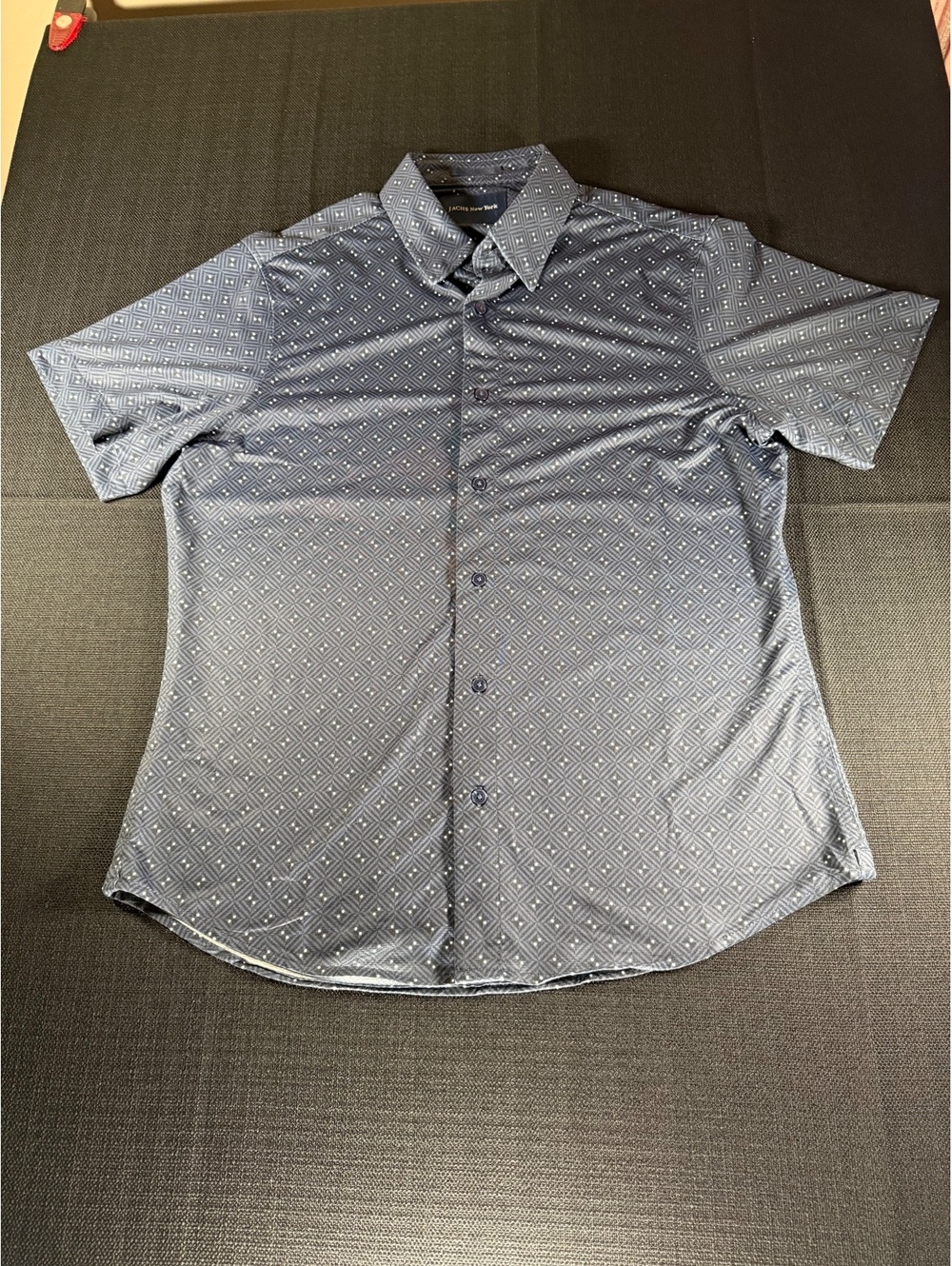 JACHS New York Men's Small Short Sleeve Button-Up Shirt